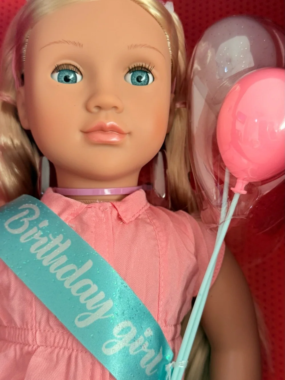Our Generation 18” Birthday Girl Doll. Blonde hair and blue eyes. New in box